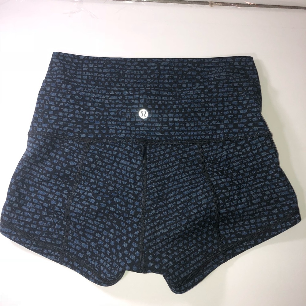 lululemon wunder under high rise blue turquoise